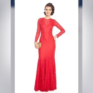Posh Couture Red Lace gown V3.